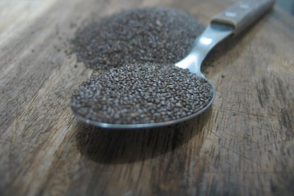 a semente de chia é é uma excelente fonte de ômega 3, e pode ser consumida em iogurtes, sucos e saladas