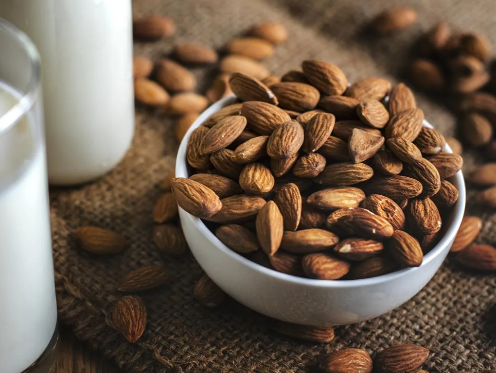 as amêndoas são excelentes fontes do nutriente