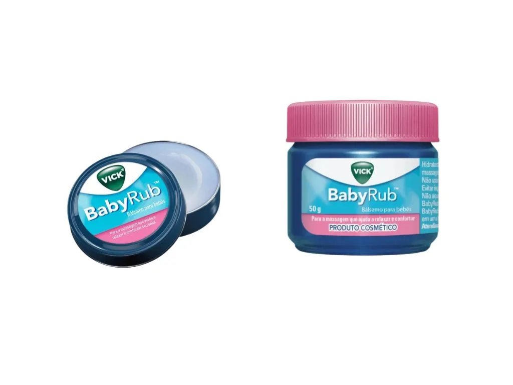 babyrub em pomada e bálsamo