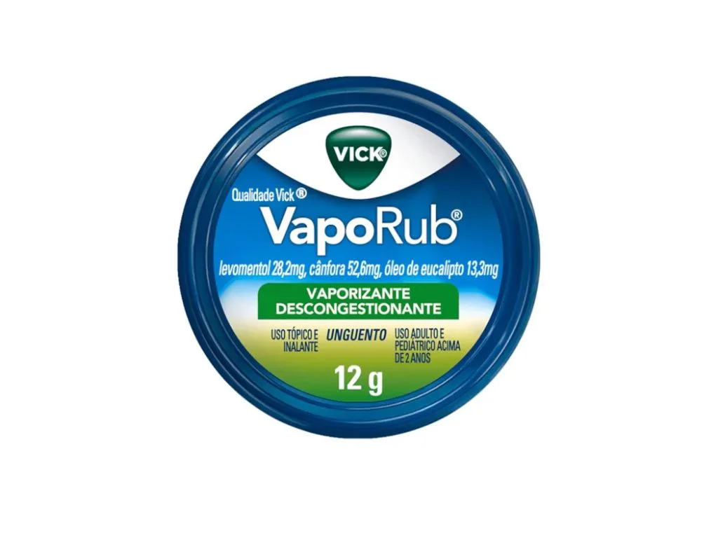 embalagem de vick vaporub