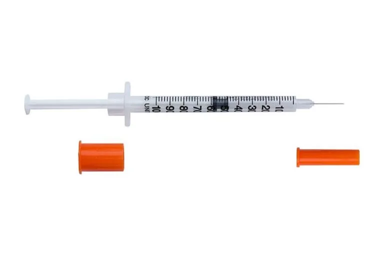 1 ml na seringa de insulina