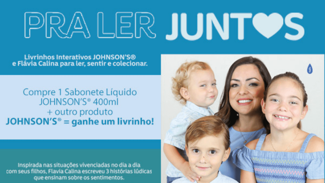 Imagem ilustrativa da campanha Pra Ler Juntos, da Johnson & Johnson.