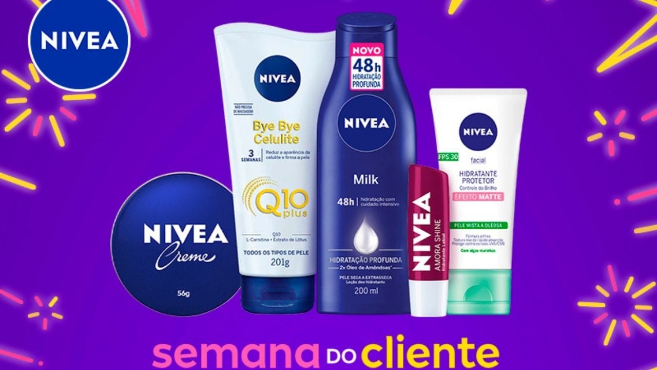 Imagem ilustrativa dos itens Nivea que estão em oferta.