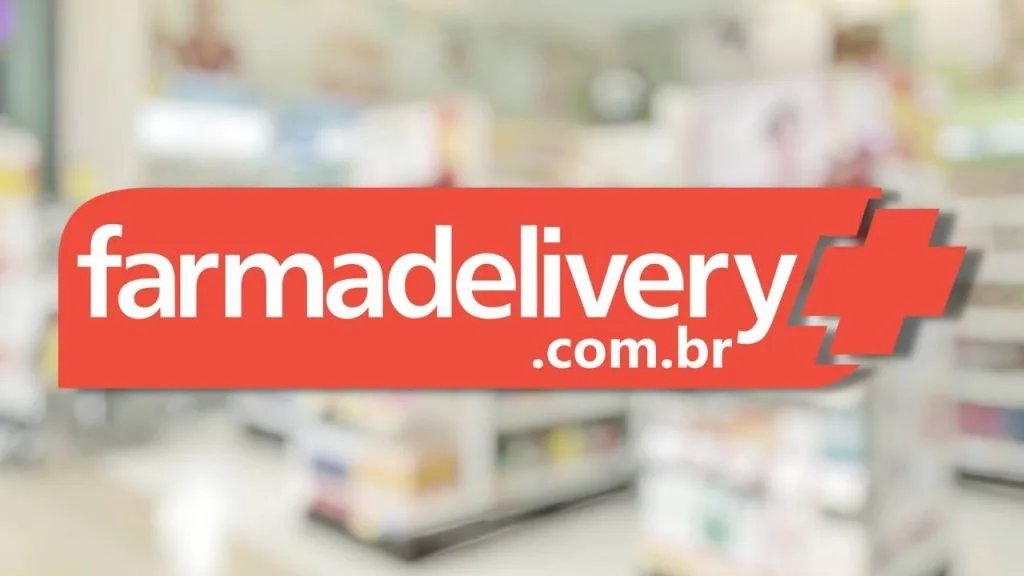 Logo da Farmadelivery, a melhor farmácia online do Brasil.