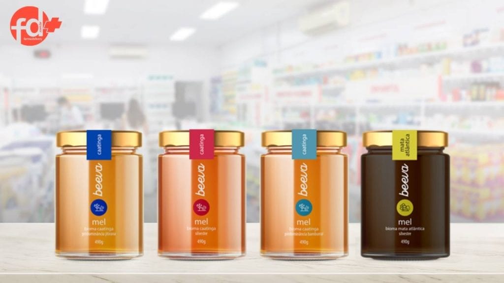 Linha de méis Beeva.