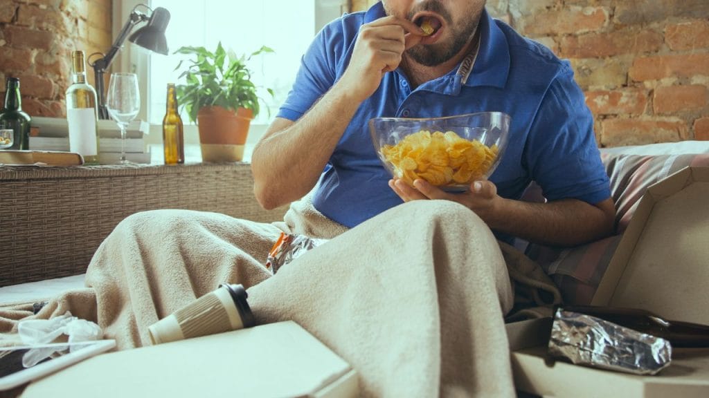 Má alimentação, sobrepeso e sedentarismo pode ser altamente prejudicial a saúde do homem.