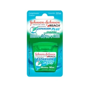Fio Dental Johnson Reach Expansion Plus Sabor Menta 50m