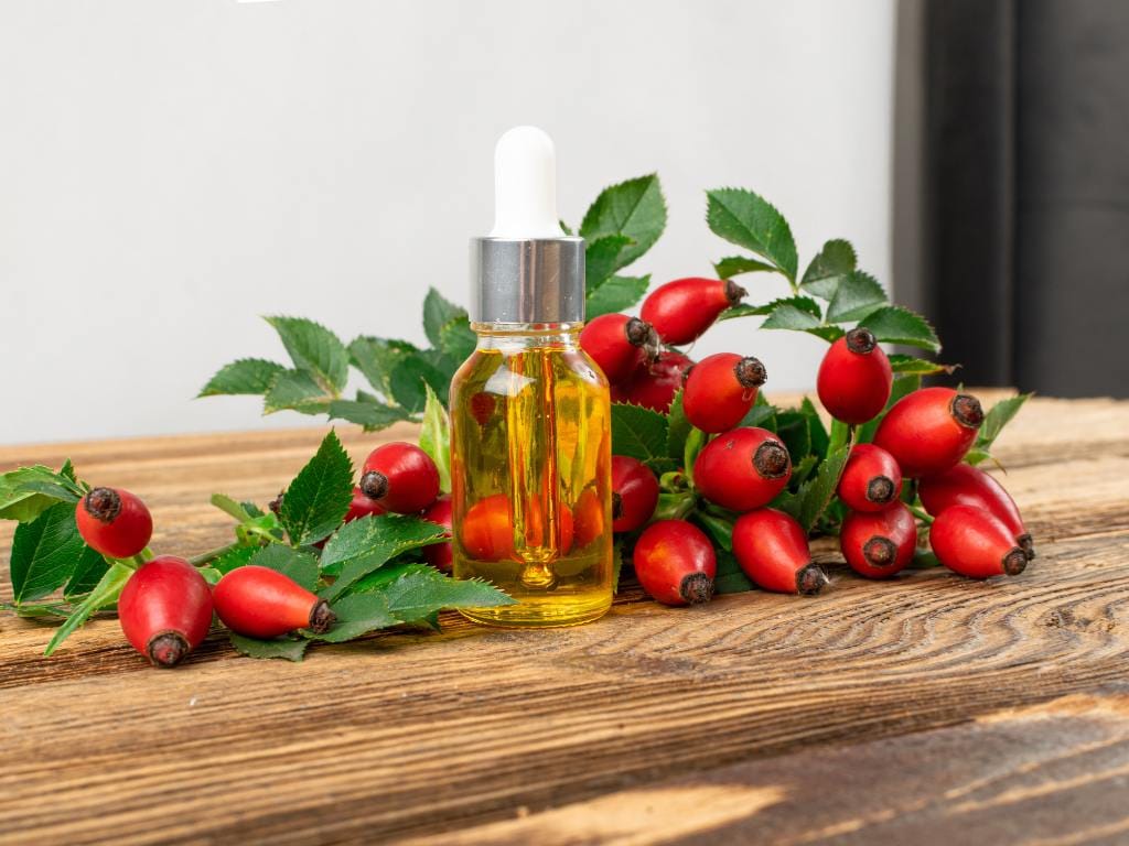 Óleo de rosa mosqueta