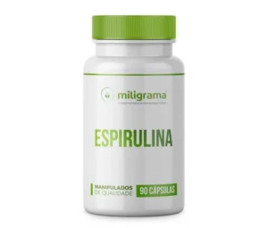 Espirulina 500mg 90 Cápsulas Miligrama