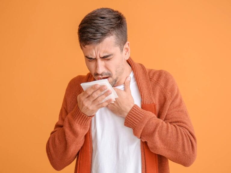 Homem gripado